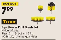 Princess Auto 4 pc Power Drill Brush Set offer