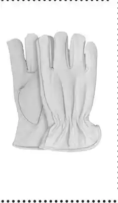 Princess Auto Lined Scape Goat Driving Gloves offer