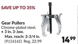 Princess Auto Gear Pullers offer
