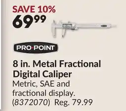 Princess Auto 8 in. Metal Fractional Digital Caliper offer
