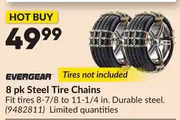 Princess Auto 8 pk Steel Tire Chains offer