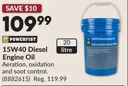 Princess Auto 15W40 Diesel Engine Oil offer