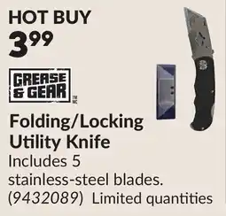 Princess Auto Folding/Locking Utility Knife offer