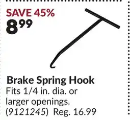Princess Auto Brake Spring Hook offer