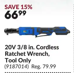 Princess Auto 20V 3/8 in. Cordless Ratchet Wrench, Tool Only offer