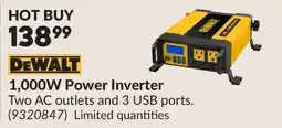 Princess Auto 1,000W Power Inverter offer