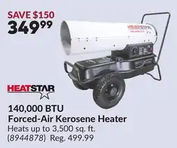 Princess Auto 140,000 BTU Forced-Air Kerosene Heater offer