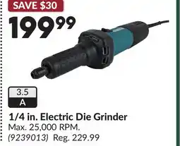 Princess Auto 1/4 in. Electric Die Grinder offer