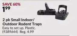 Princess Auto 2 pk Small Indoor/ Outdoor Rodent Traps offer