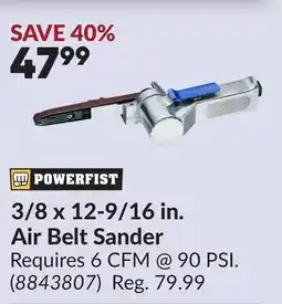 Princess Auto 3/8 x 12-9/16 in. Air Belt Sander offer