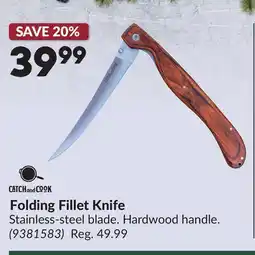 Princess Auto Folding Fillet Knife offer