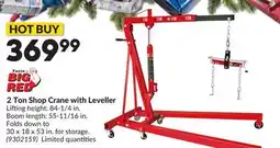 Princess Auto Torin BIG RED 2 Ton Shop Crane with Leveller offer
