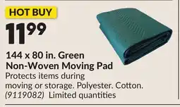 Princess Auto 144 x 80 in. Green Non-Woven Moving Pad offer