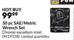 Princess Auto 50 pc SAE/Metric Wrench Set offer