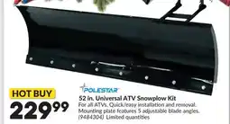 Princess Auto POLESTAR 52 in. Universal ATV Snowplow Kit offer