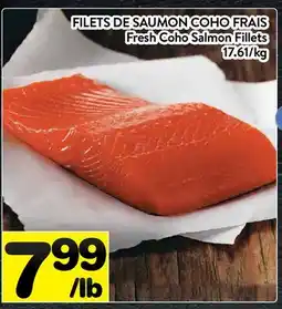 Supermarché PA FILETS DE SAUMON COHO FRAIS | Fresh Coho Salmon Fillets offer