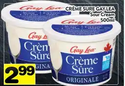 Supermarché PA CRÈME SURE GAY LEA | Sour Cream offer