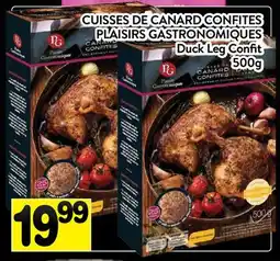 Supermarché PA CUISSES DE CANARD CONFITES PLAISIRS GASTRONOMIQUES | Duck Leg Confit offer