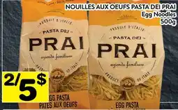 Supermarché PA NOUILLES AUX OEUFS PASTA DEI PRAI | Egg Noodles offer