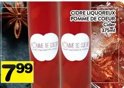 Supermarché PA CIDRE LIQUOREUX POMME DE COEUR | Cider offer