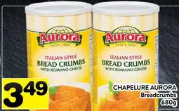 Supermarché PA CHAPELURE AURORA | Breadcrumbs offer