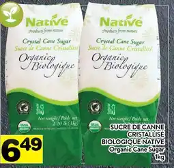 Supermarché PA SUCRE DE CANNE CRISTALLISÉ BIOLOGIQUE NATIVE | Organic Cane Sugar offer