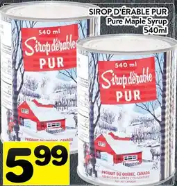Supermarché PA SIROP D'ÉRABLE PUR | Pure Maple Syrup offer