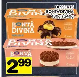 Supermarché PA DESSERTS BONTÀ DIVINA offer