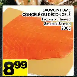 Supermarché PA SAUMON FUMÉ CONGÉLÉ OU DÉCONGELÉ | Frozen or Thawed Smoked Salmon offer