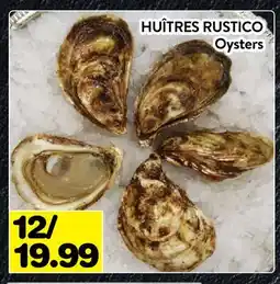 Supermarché PA HUÎTRES RUSTICO | Oysters offer
