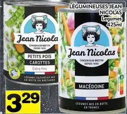 Supermarché PA LÉGUMINEUSES JEAN NICOLAS | Legumes offer