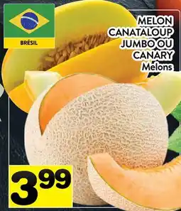 Supermarché PA MELON CANATALOUP JUMBO OU CANARY | Melons offer
