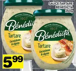 Supermarché PA SAUCE TARTARE BÉNÉDICTA offer