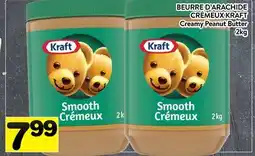 Supermarché PA BEURRE D'ARACHIDE CRÉMEUX KRAFT | Creamy Peanut Butter offer