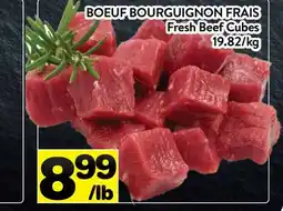 Supermarché PA BOEUF BOURGUIGNON FRAIS | Fresh Beef Cubes offer