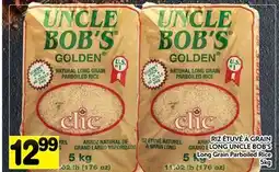 Supermarché PA RIZ ÉTUVÉ À GRAIN LONG UNCLE BOB'S | Long Grain Parboiled Rice offer