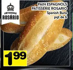 Supermarché PA PAIN ESPAGNOLS PÂTISSERIE ROSARIO | Spanish Buns offer