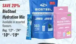 Hockey Life BIOSTEEL HYDRATION MIX offer