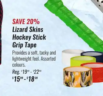 Hockey Life LIZARD SKINS HOCKEY STICK GRIP TAPE offer