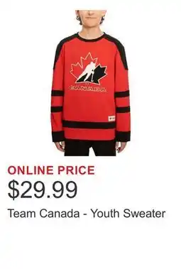 Costco Team Canada - Youth Sweater offer