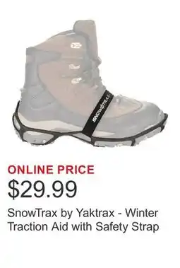 Costco SnowTrax by Yaktrax - Winter Traction Aid with Safety Strap offer