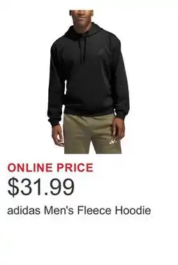 Costco adidas Men's Fleece Hoodie offer