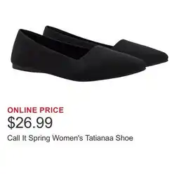 Costco Call It Spring Women's Tatianaa Shoe offer