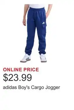 Costco adidas Boy's Cargo Jogger offer