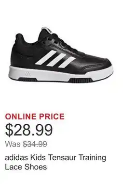 Costco adidas Kids Tensaur Training Lace Shoes offer