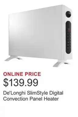 Costco De'Longhi SlimStyle Digital Convection Panel Heater offer