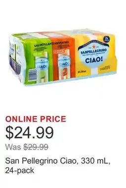 Costco San Pellegrino Ciao, 330 mL, 24-pack offer