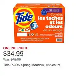 Costco Tide PODS Spring Meadow, 152-count offer