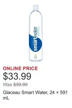 Costco Glaceau Smart Water, 24 × 591 mL offer