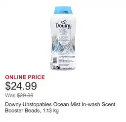 Costco Downy Unstopables Ocean Mist In-wash Scent Booster Beads, 1.13 kg offer